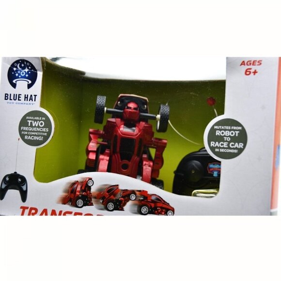 Red Transforming Robot Radio Controlled Car Robot To Racecar - Picture 7 of 11